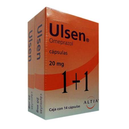 ULSEN 14 CAPS 20 MG