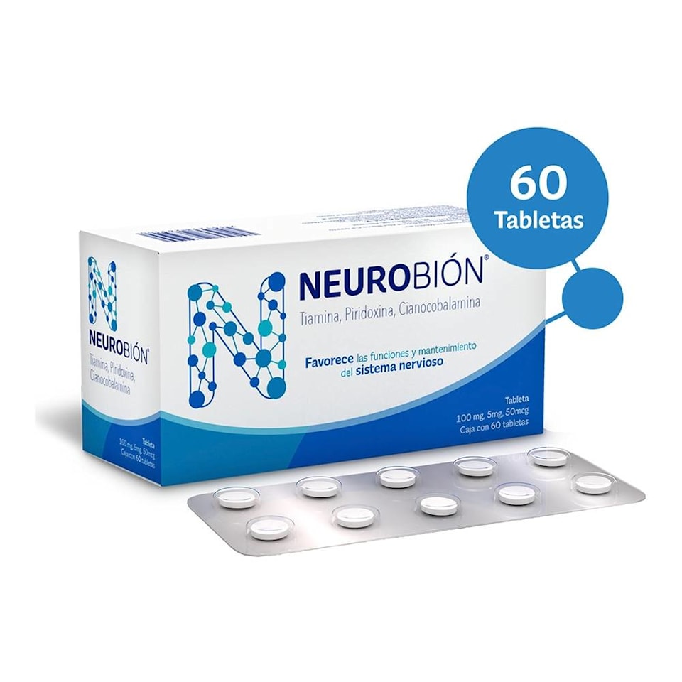NEUROBION OTC 60 TAB 100MG/5MG/50MCG