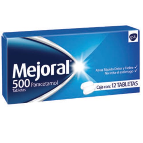 MEJORAL 12 TAB 500 MG