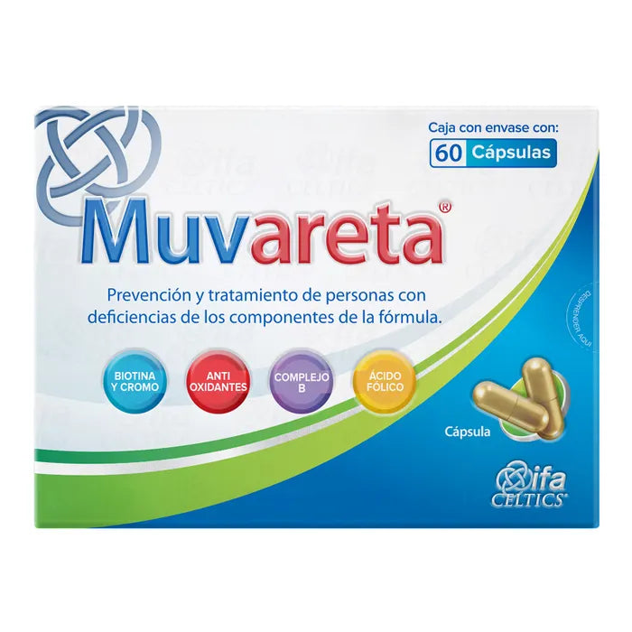 MUVARETA 60 CAPS 55/.08/2.5/2.3/.27 MG