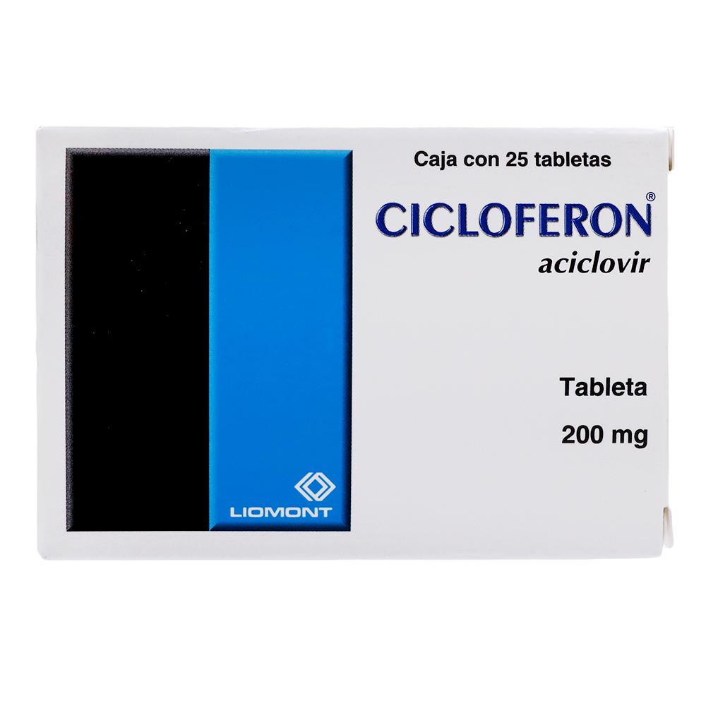 CICLOFERON 25 TAB 200 MG
