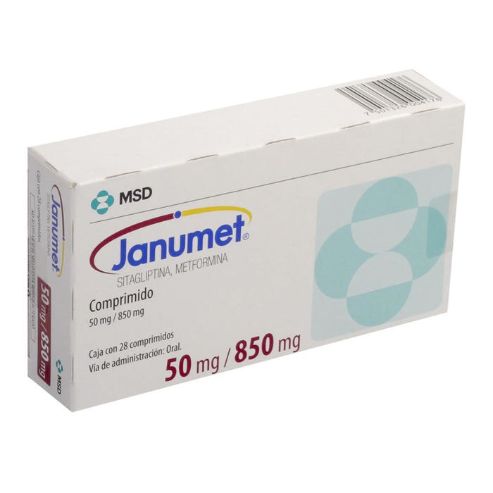 Janumet 50/850 mg Oral 28 Recub