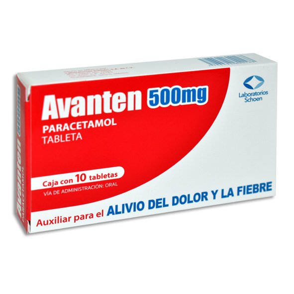 AVANTEN 10 TAB 500 MG