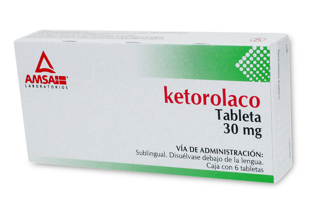 KETOROLACO TROMETAMINA 6 TAB SL 30 MG
