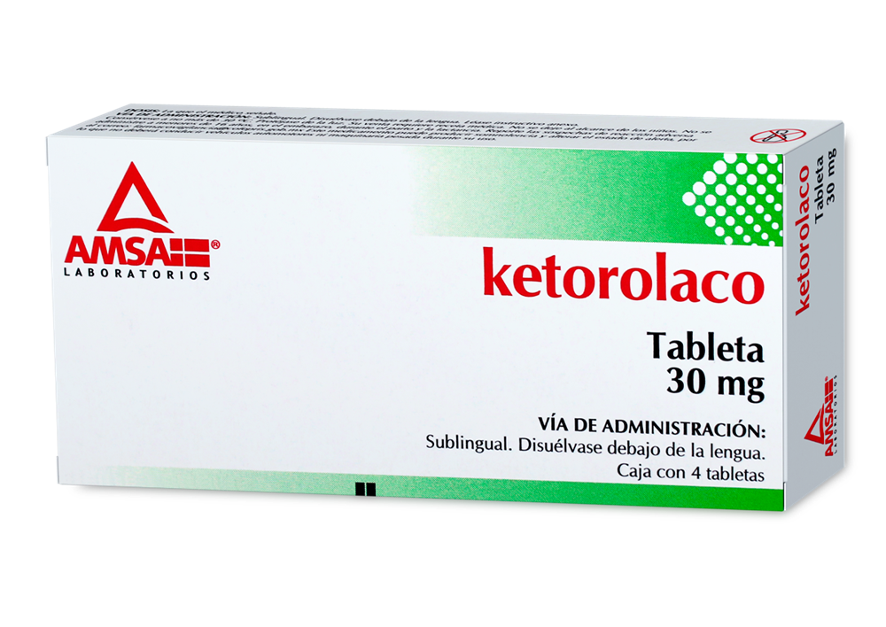 KETOROLACO SL 4 TAB 30 MG