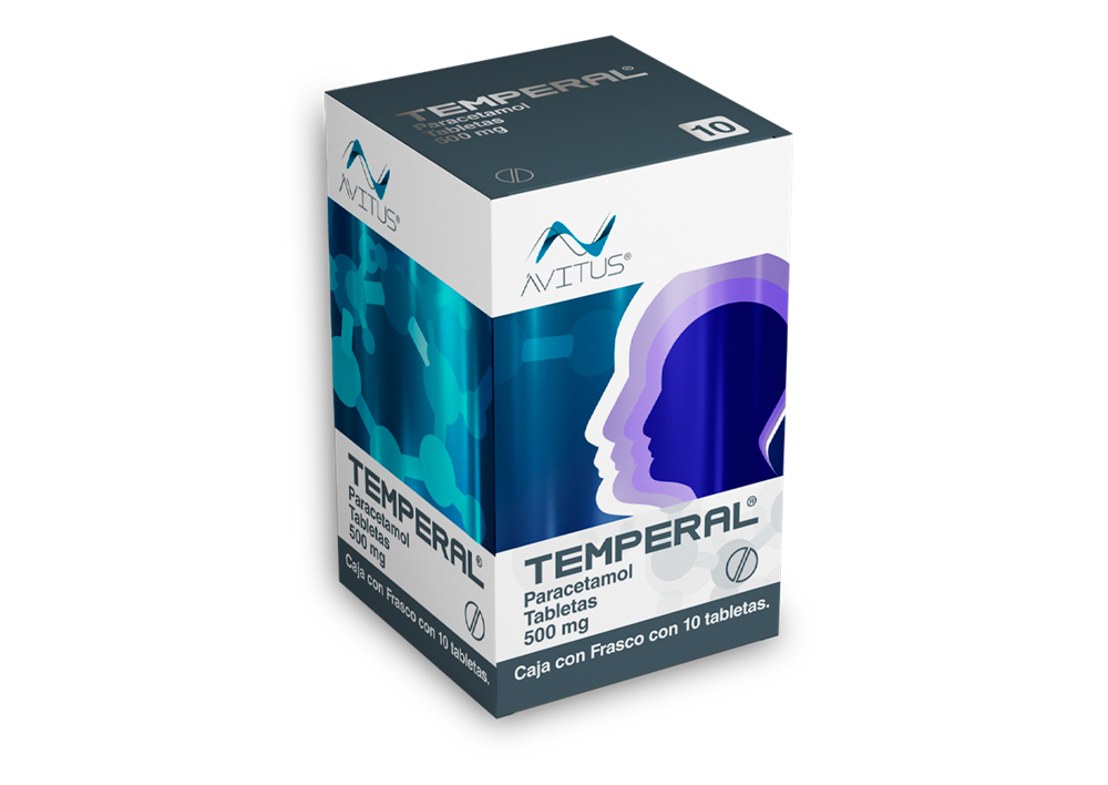 TEMPERAL 1 FCO 10 TAB 500 MG
