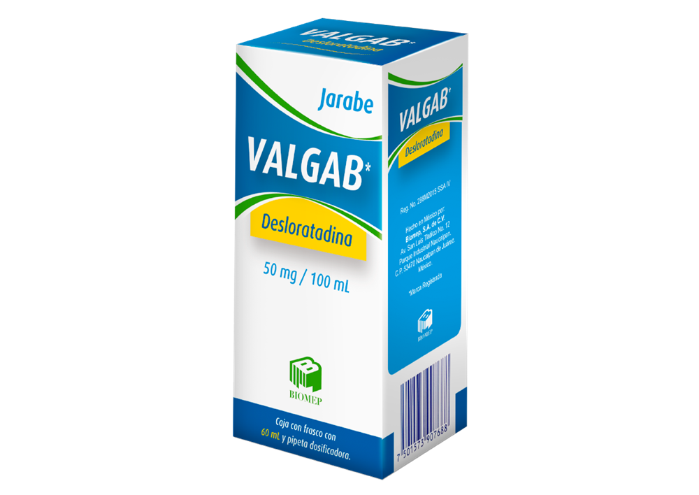 VALGAB 1 JBE 50MG/60 ML