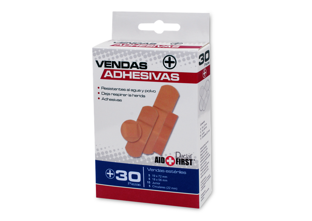 AID+FIRST VENDITAS ADHESIVAS 1 CJA C/30