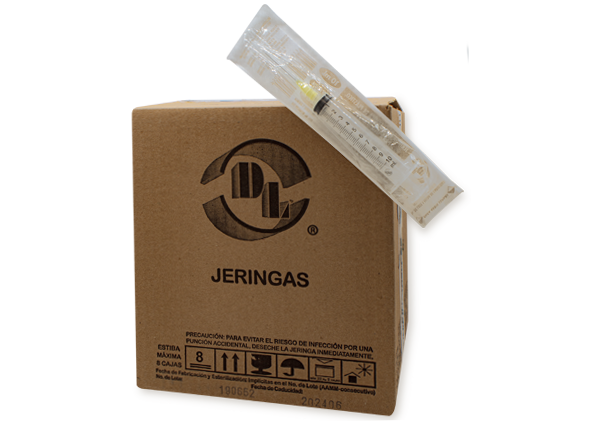 JERINGA AMARILLA 100 JERS 20X38MM/10 ML
