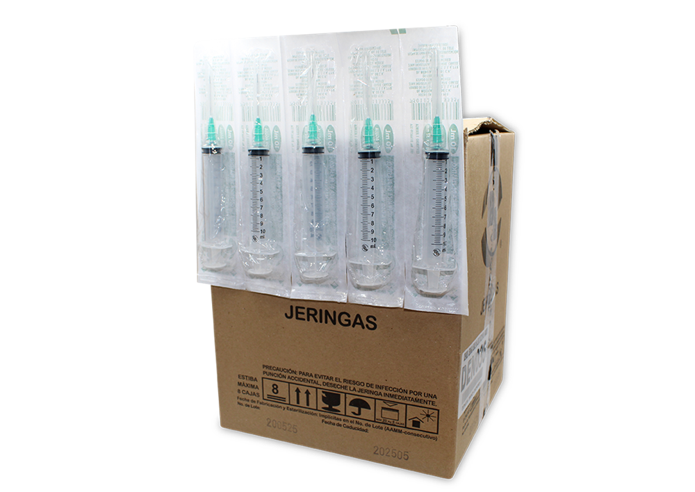 JERINGA VERDE 100 JERS 21X32/10 ML