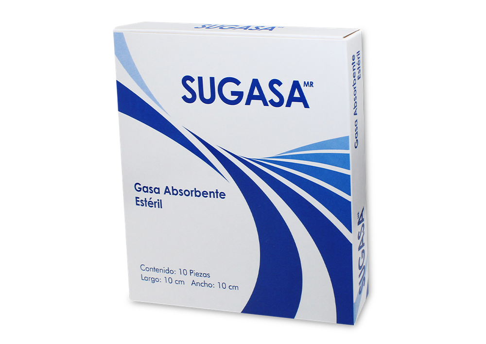 GASA ESTERIL SUGASA 10 GASA 10CMX10 CM