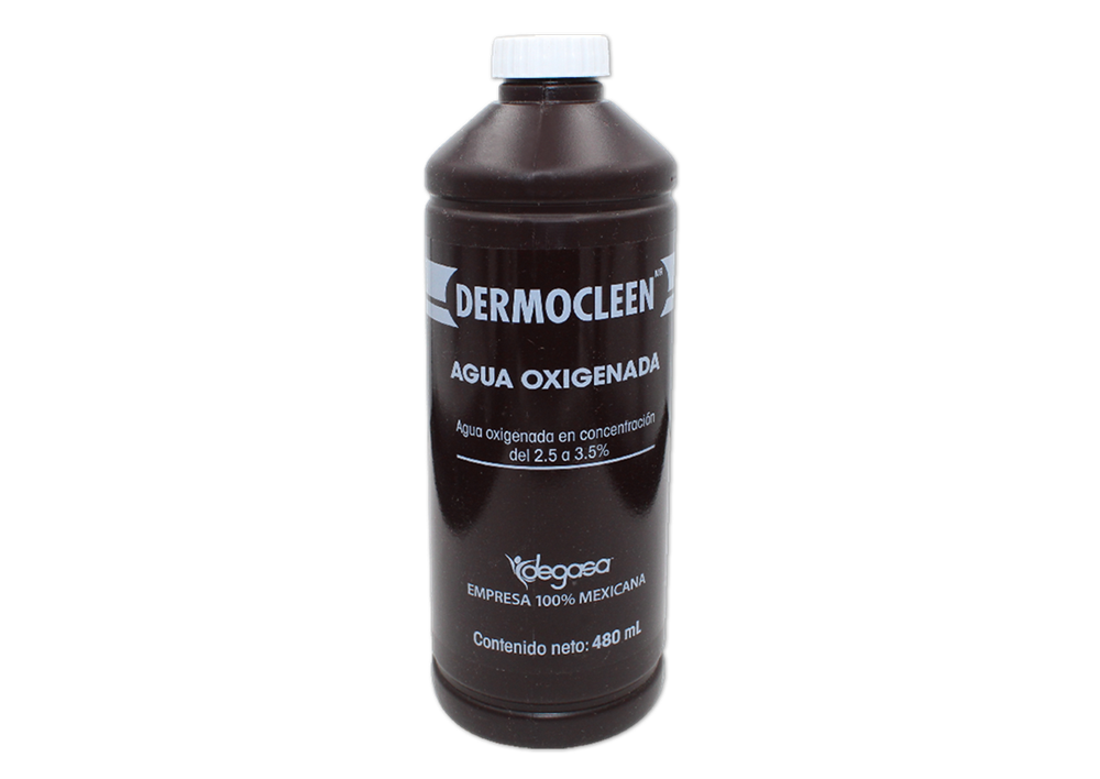 AGUA OXIGEN DERMOCLEEN 1 BOT 480 ML