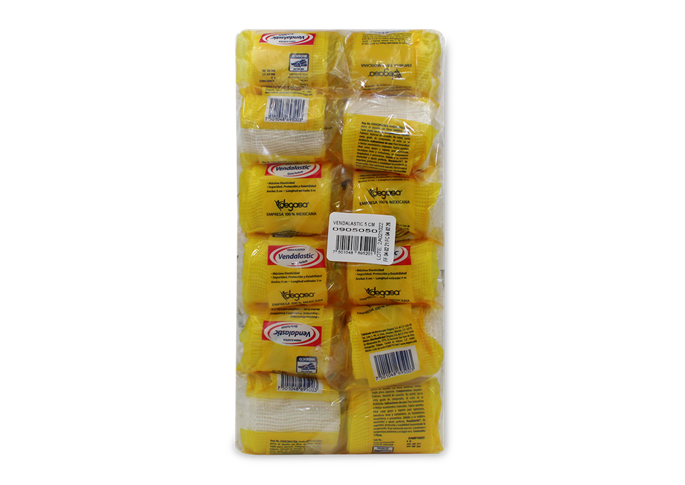 VENDA ELASTICA VENDAL 12 VENDAS 5CMX5 M