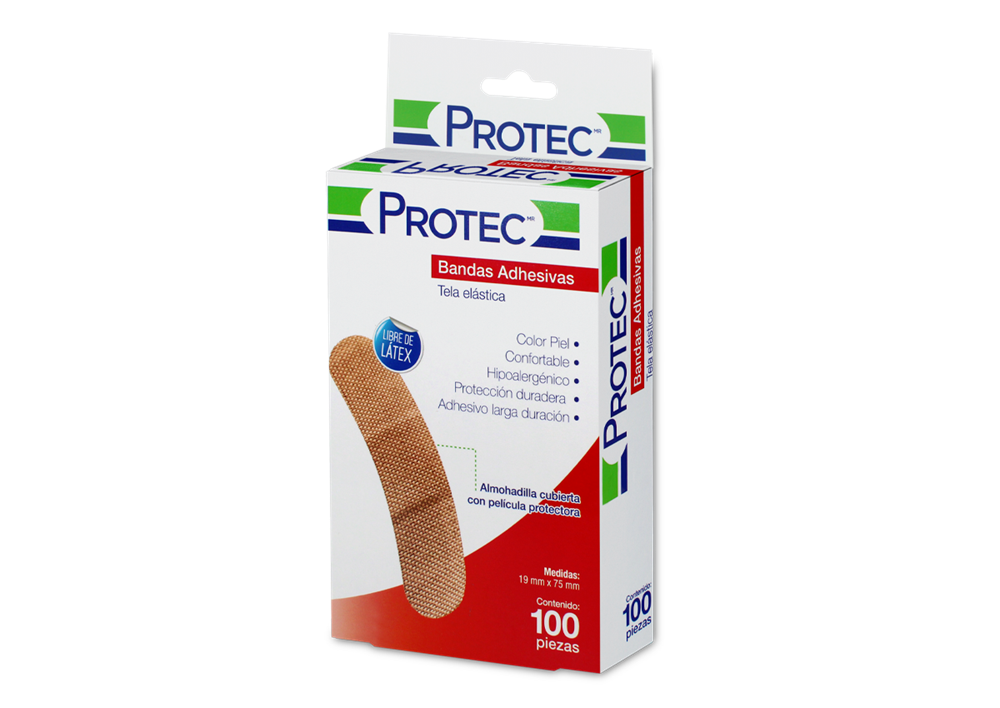 APOSITO ADHESIVO PROTEC CURITA 100 PZA