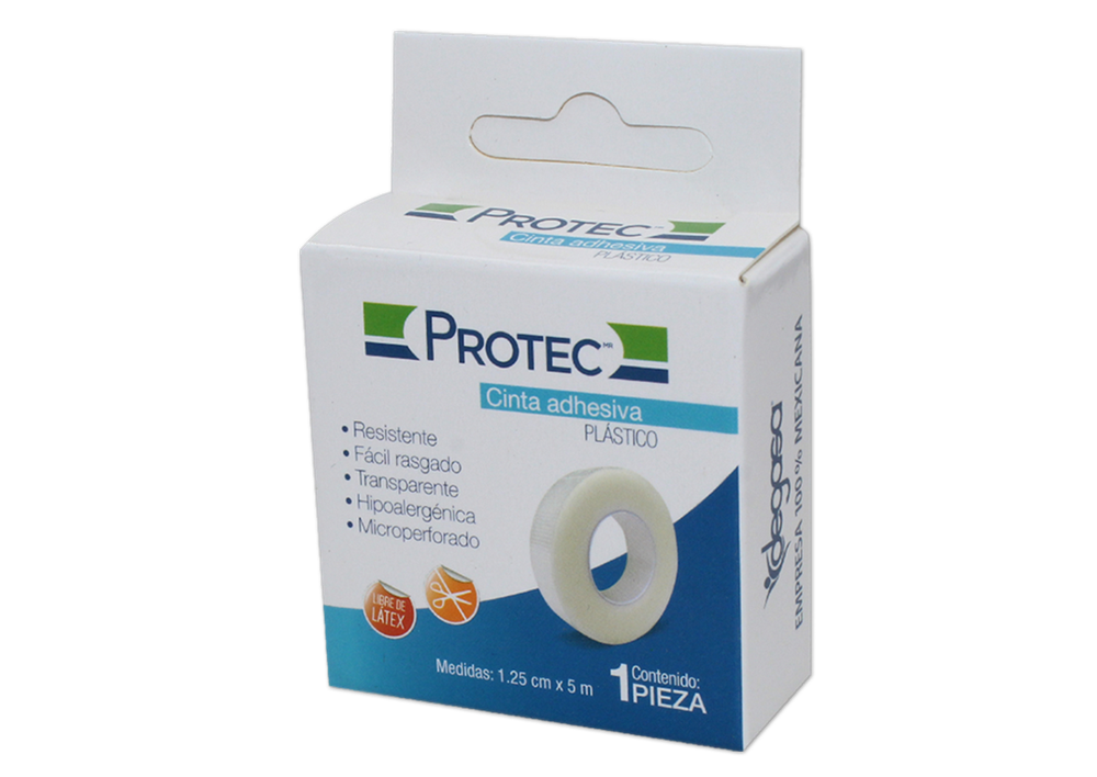 TELA ADHESIVA PLAST 1 PZA 1.25CM X 5M