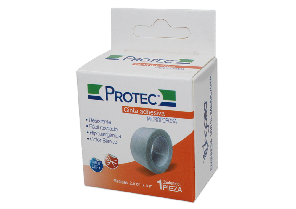 TELA ADHESIVA MICROPO 1 PZA 2.5CM X 5M