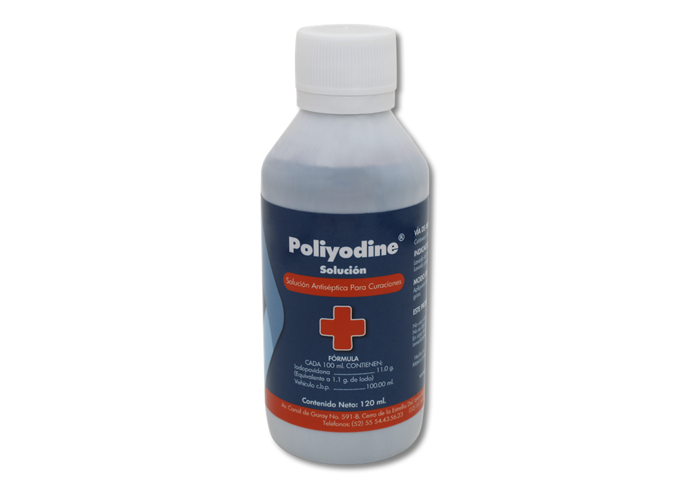 POLIYODINE 1 SOL 11% 120 ML