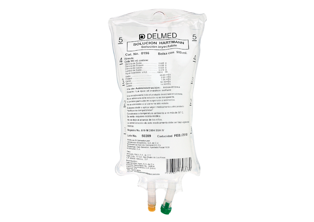 SOLUCION HARTMANN 500 ML