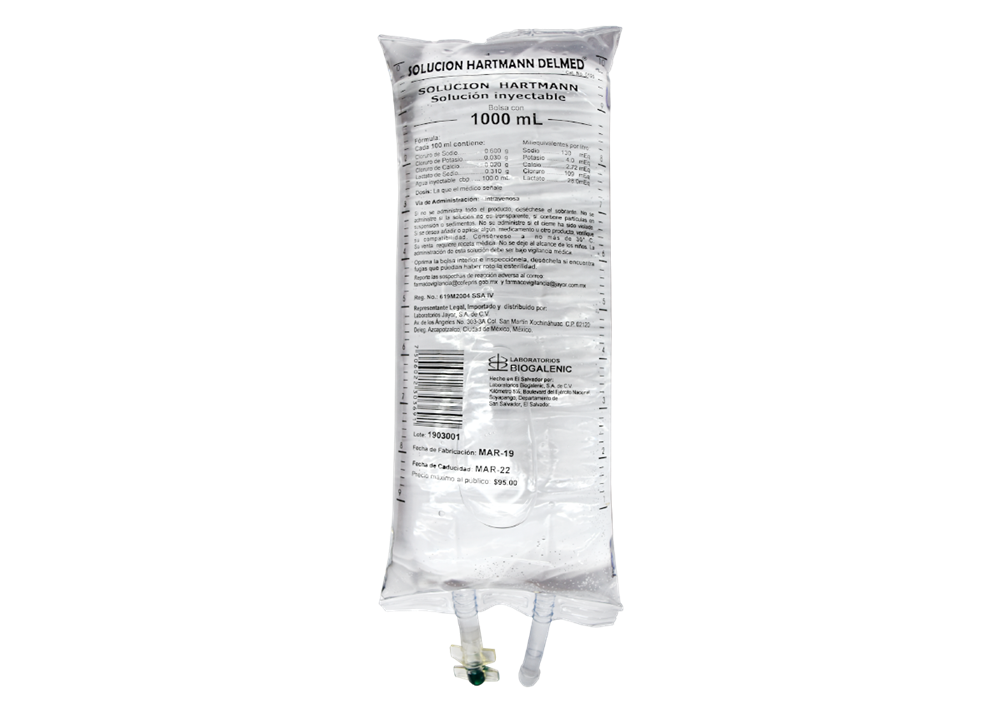 SOLUCION HARTMANN 1000 ML