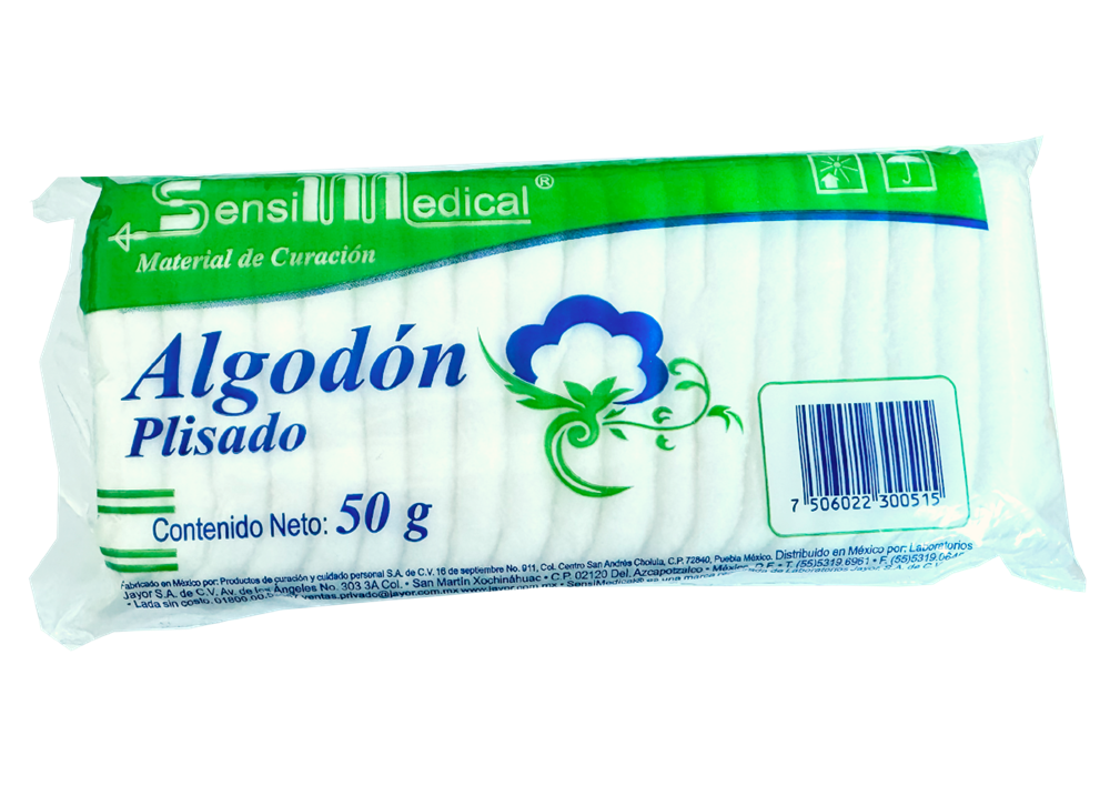 ALGODON PLISADO 1 BOLSA 50 G