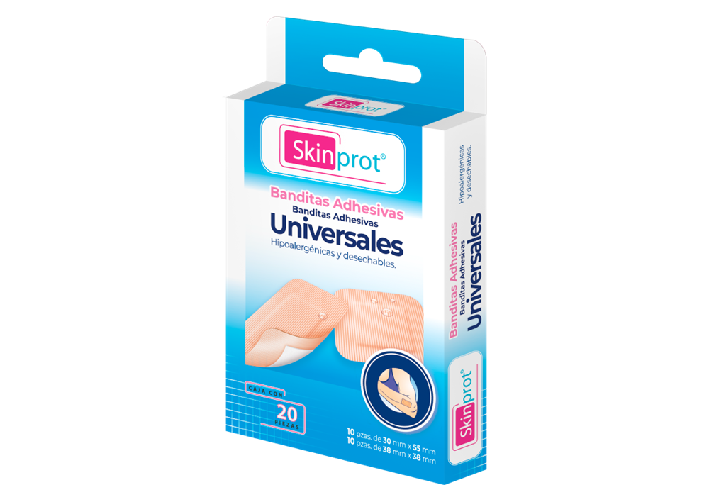 BANDITAS ADHESIVAS UNIV 1 CJA 100 PZAS