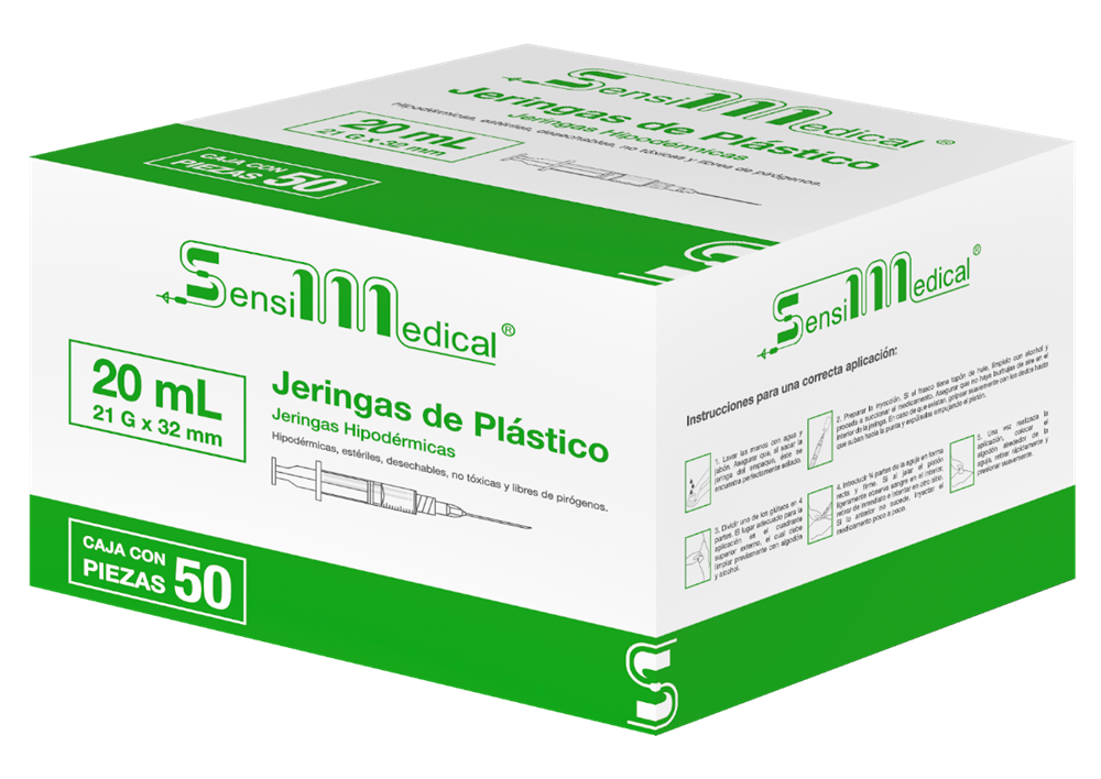 JERINGA VERDE 50 JERS 21X32MM / 20 ML