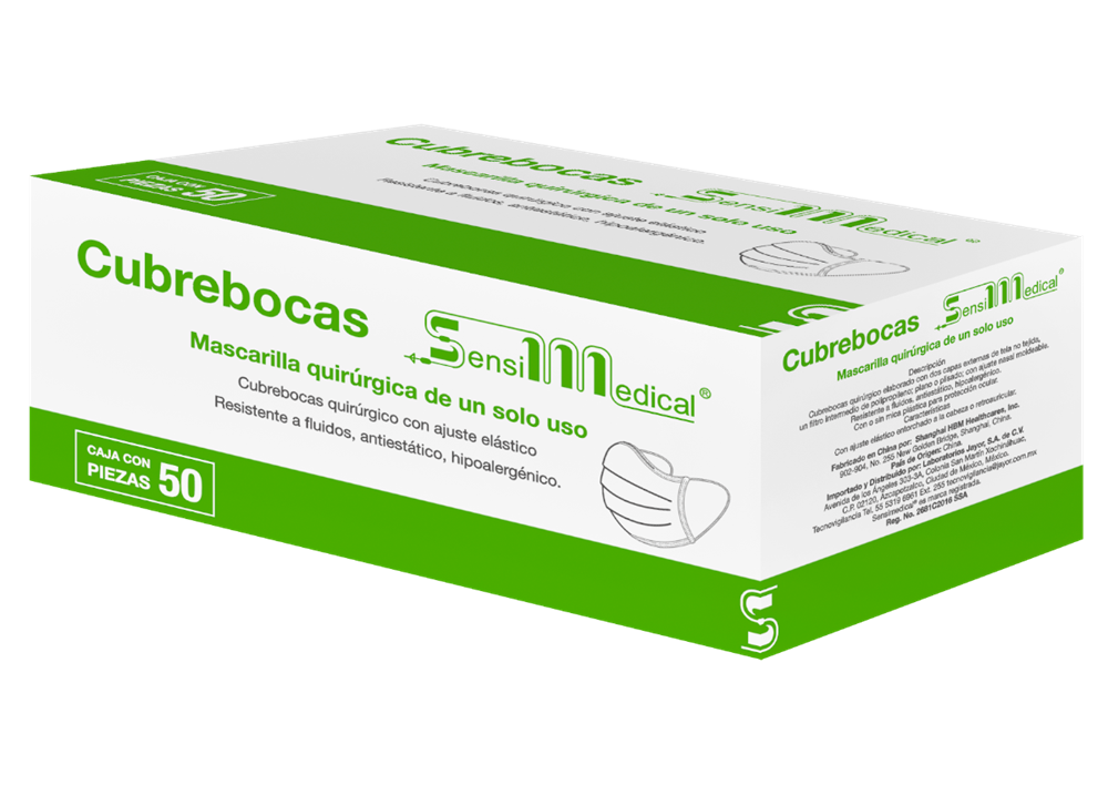 CUBREBOCAS C/AJUSTE ELAST 1 CAJA 50 PZAS