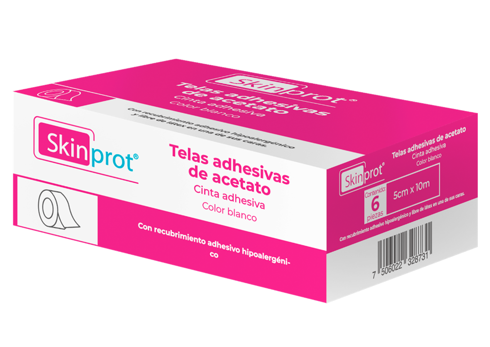 TELAS ADHESIVAS 6 CINTAS 5CM X 10 M