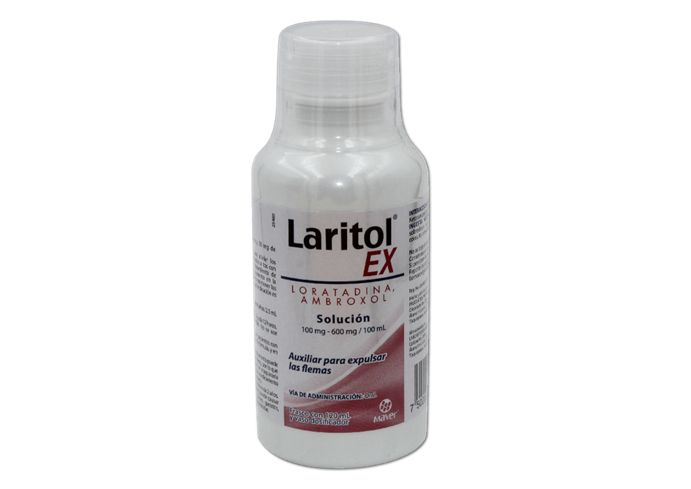 LARITOL EX 1 JBE 600/100MG/5/120 ML