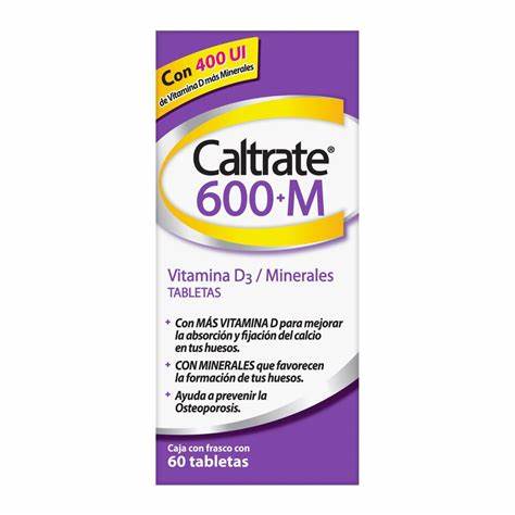 CALTRATE 600+M 60 TAB 600 MG/400 UI