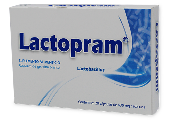 LACTOPRAM 20 CAPS 430 MG