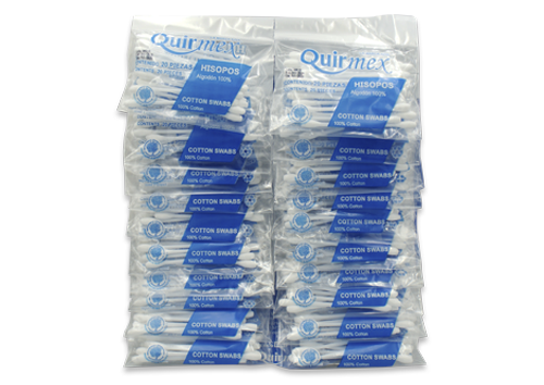 HISOPOS EXHIBIDOR 20 BOL 25 PZA