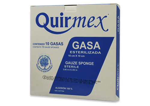 GASA ESTERILIZADA 10 SOB 10CMX10CM