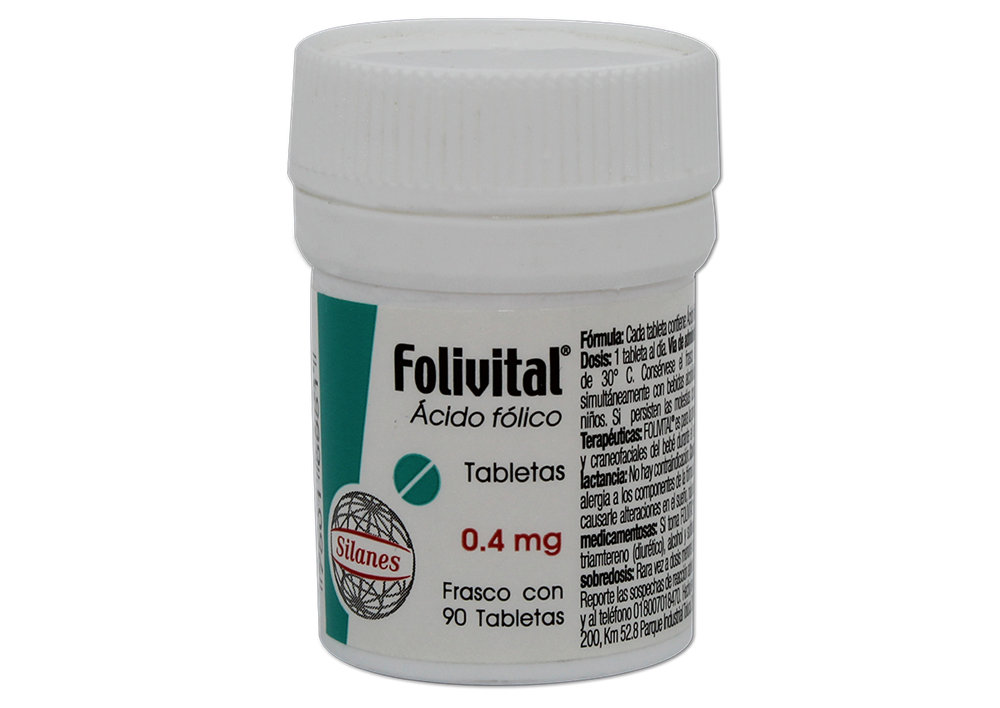 FOLIVITAL 90 TAB 0.4 MG