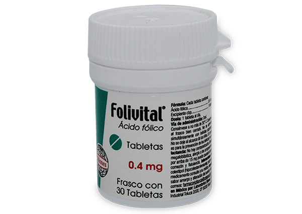 FOLIVITAL 30 TAB 0.4 MG