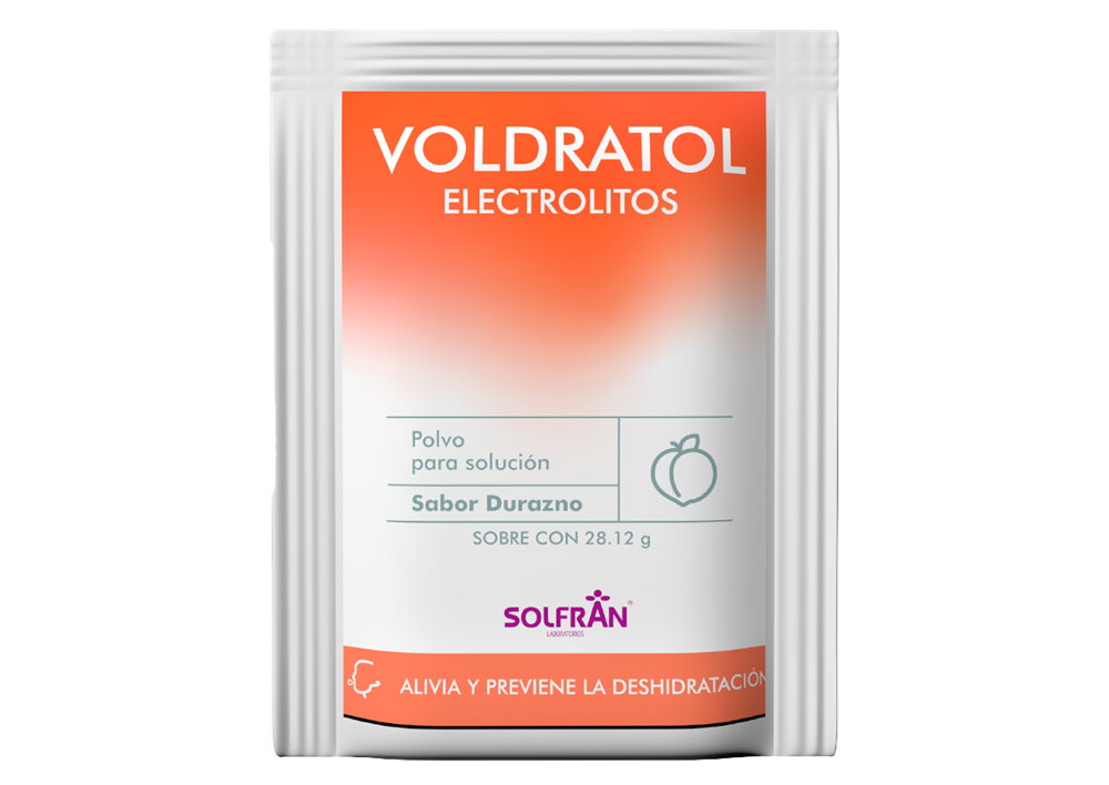 VOLDRATOL SABOR DURAZNO 1 SOB 28.12 G