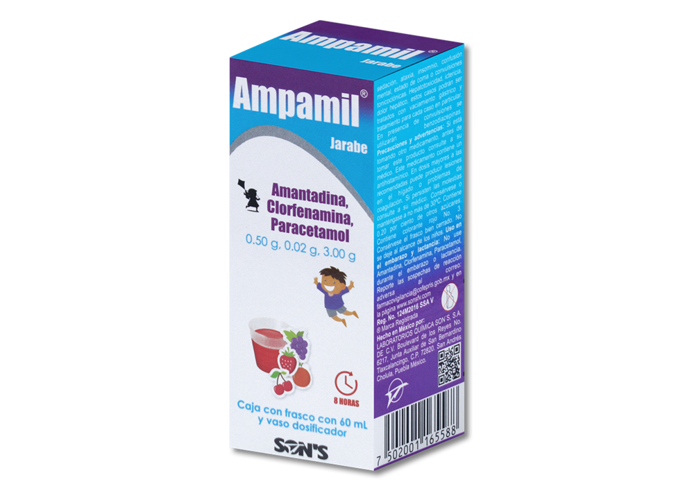 AMPAMIL 1 JBE 0.5/.02/3 G/ 60 ML
