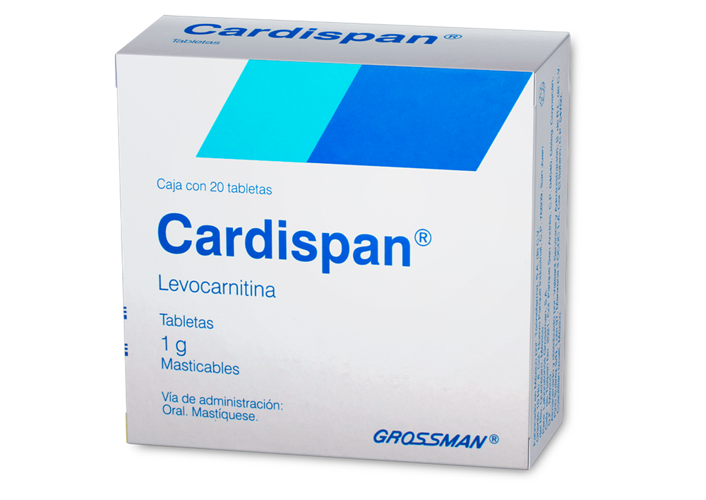 CARDISPAN 20 TAB MAST 1 G