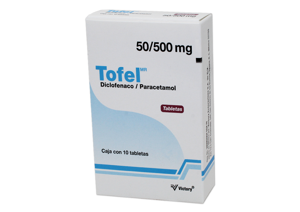 TOFEL 10 TAB 50/500 MG