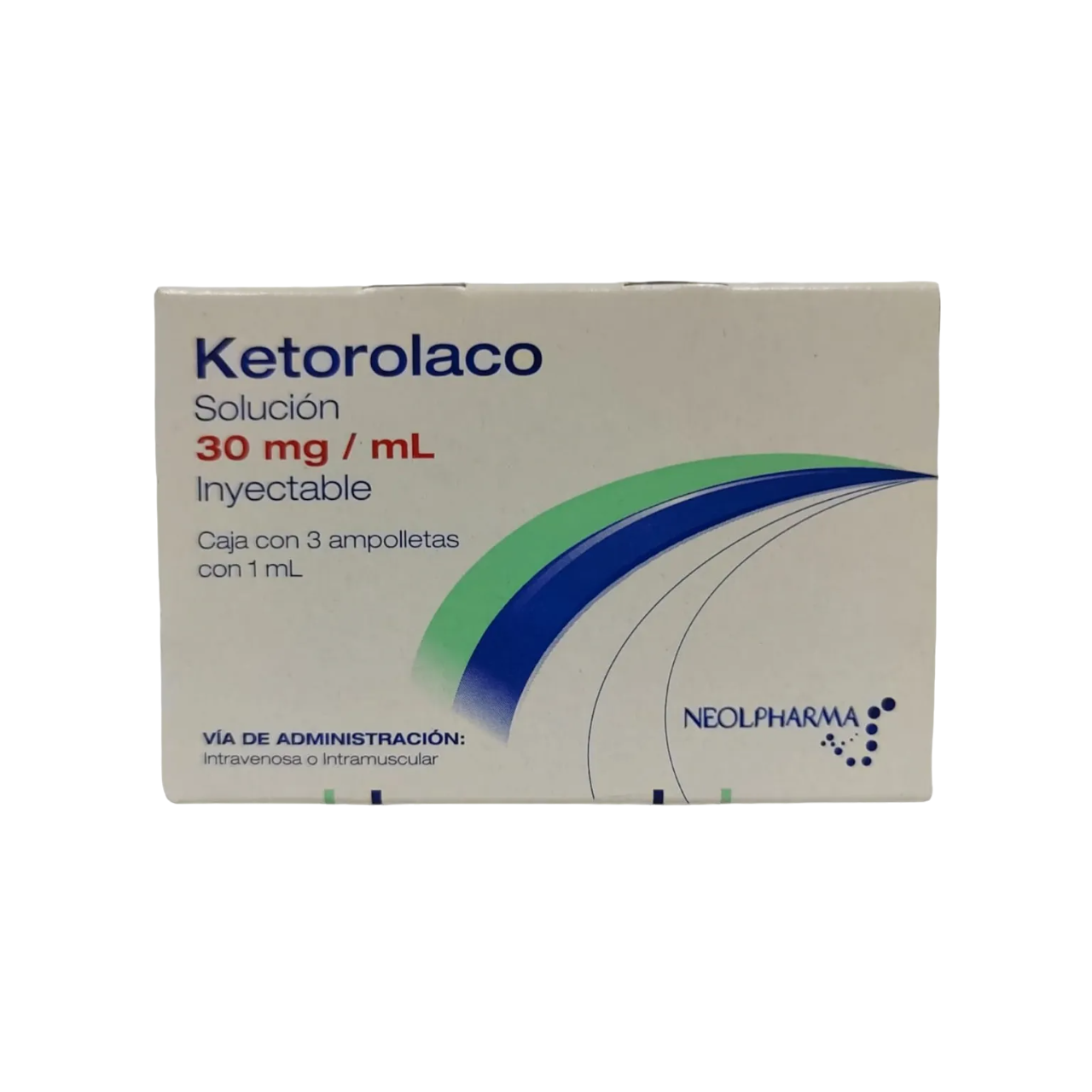KETOROLACO INY 30MG/ 1ML 3 AMP GI