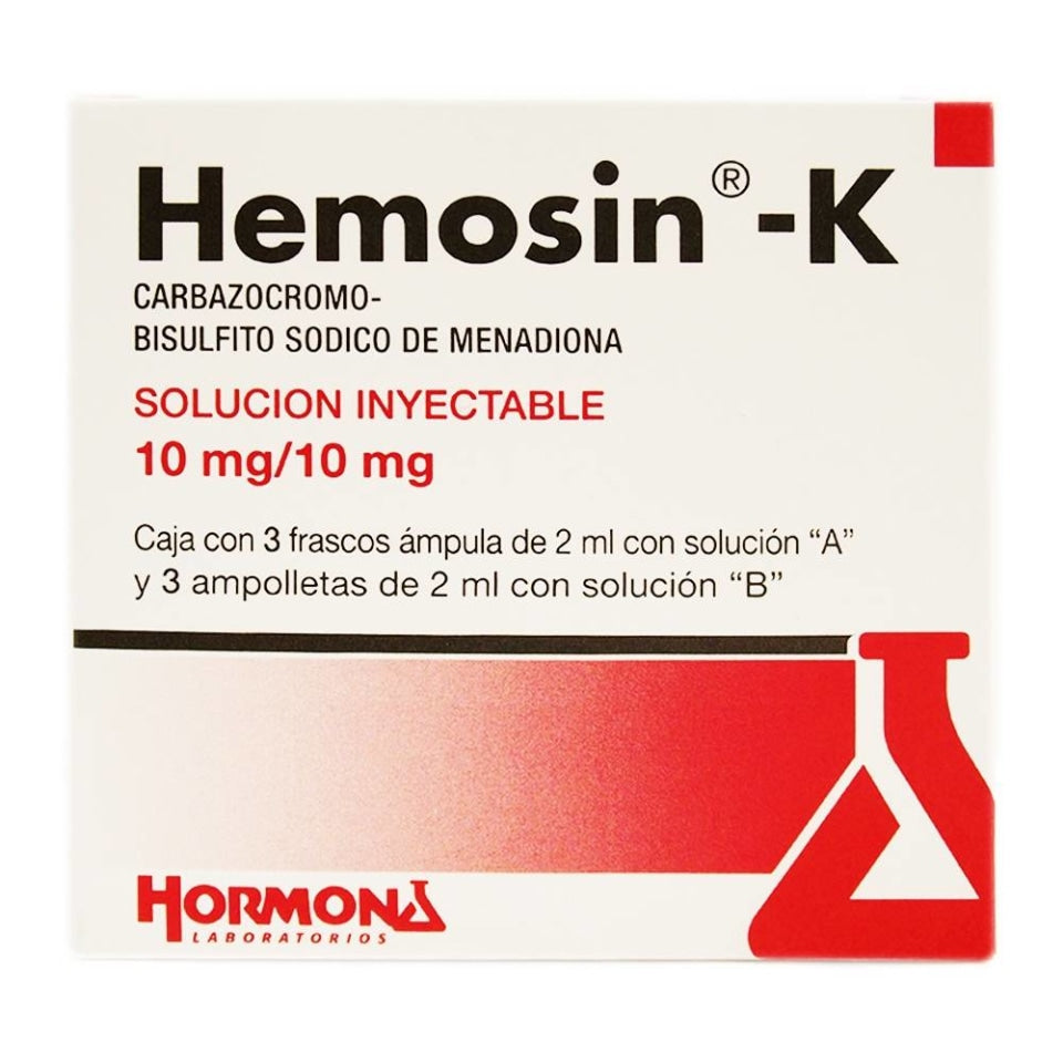 HEMOSIN K INY 10MG/10MG/2ML C/3