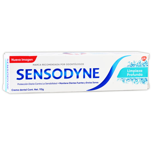 SENSODYNE LIMPIEZA PROFUNDA 1 TUBO 113 G