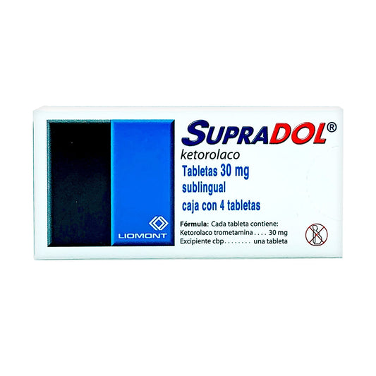 SUPRADOL SUBLINGUAL 4 TAB 30 MG