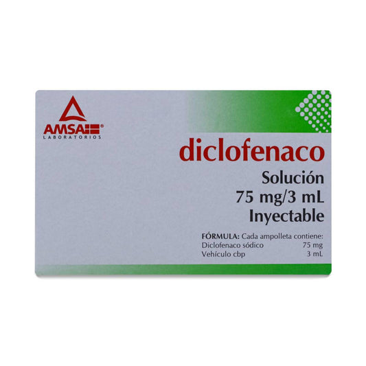DICLOFENACO 2 AMP 75MG/3 ML