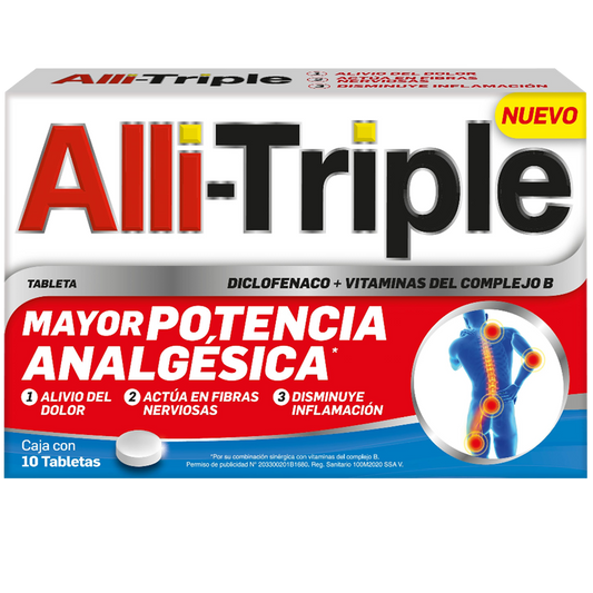ALLI-TRIPLE 10 TAB 50/.25/50/50 MG