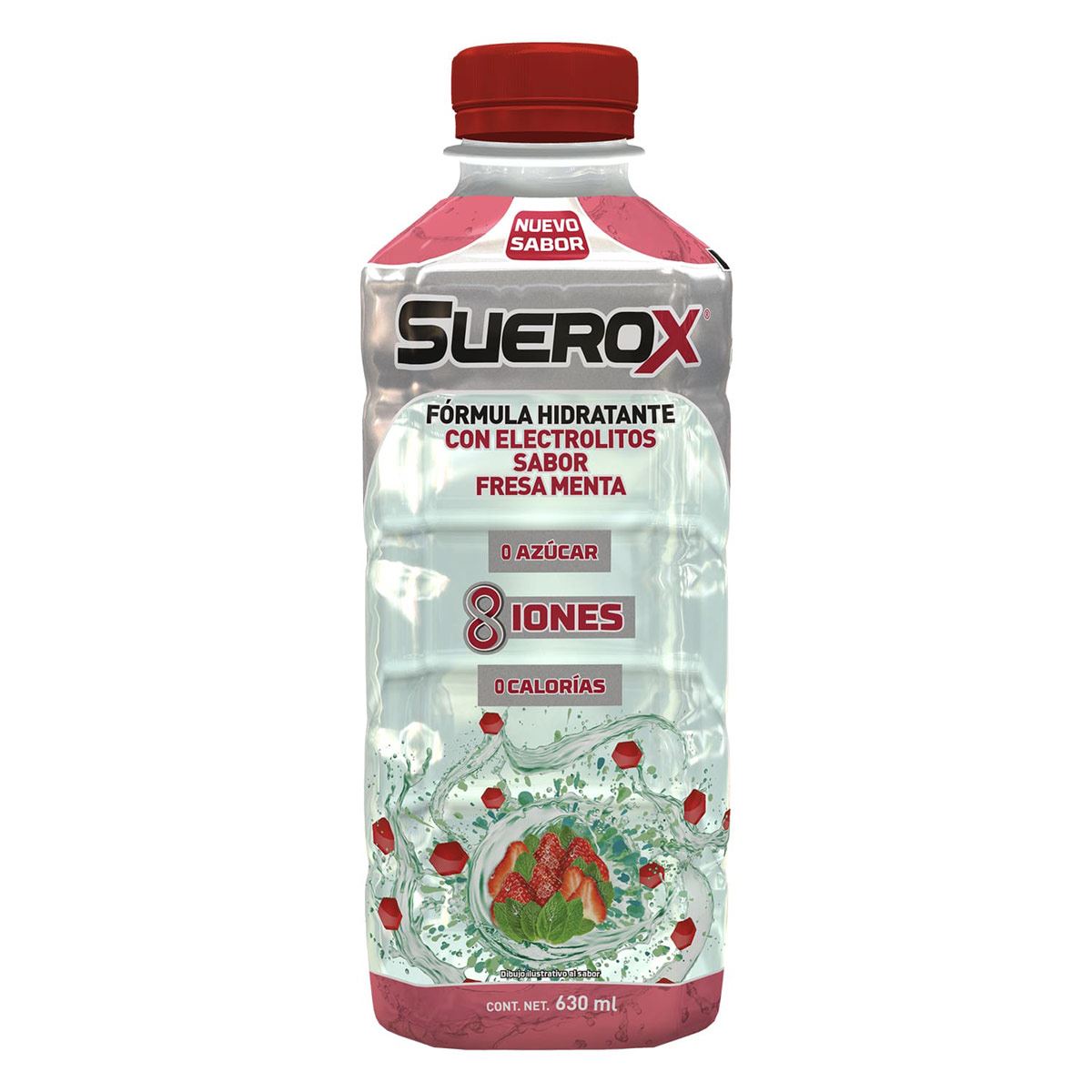 SUEROX 8IONES FRESA MENTA 630 ML