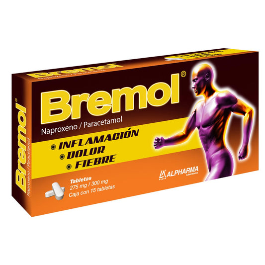 BREMOL 15 TAB 275MG/300MG