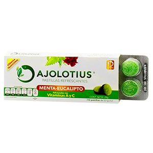 AJOLOTIUS MENTA-EUC 1 PZA C/10 PAST 25 G