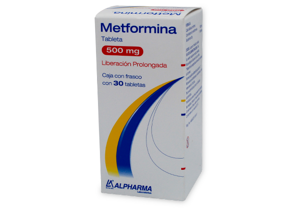METFORMINA LP 30 TAB 500 MG