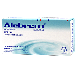 ALEBREM 12 TAB 550 MG